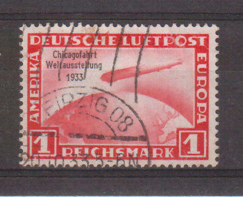 Deutsches Reich - Air Graf Zeppelin  Chicago exhibition flight M496 used