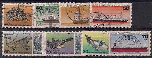 West Berlin 2 used sets 1977