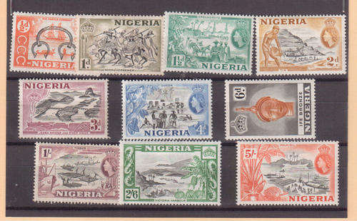 Nigeria unmounted mint 1953 as per scan