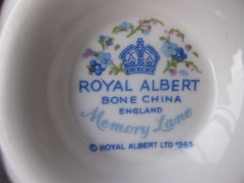 Royal Albert Memory Lane Tea Duo