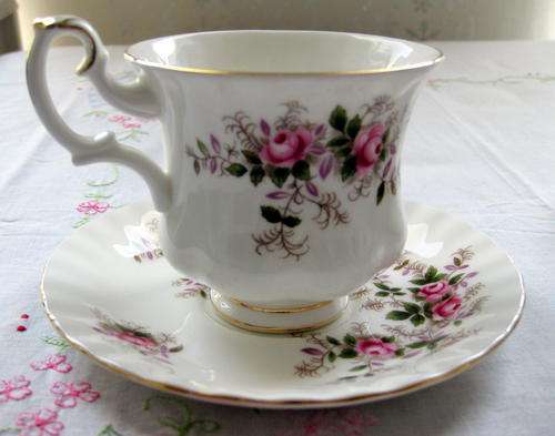 Royal Albert Lavender Rose Coffee duo