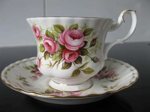 Royal Albert Flower of the Month Series June Tea Duo