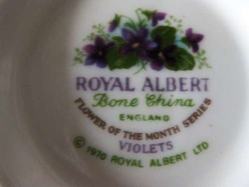 Royal Albert Flower of the Month February Tea Duo
