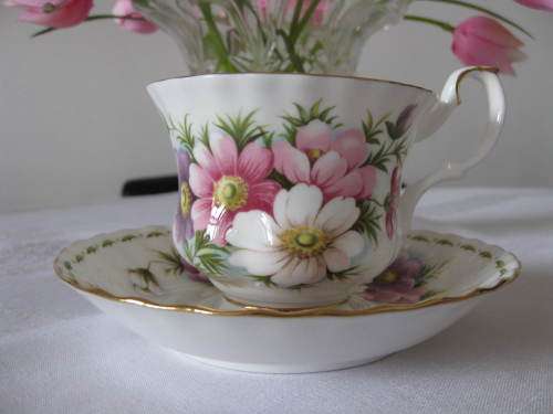 Royal Albert Flower of the month October Tea duo