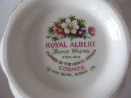 Royal Albert Flower of the month October Tea duo