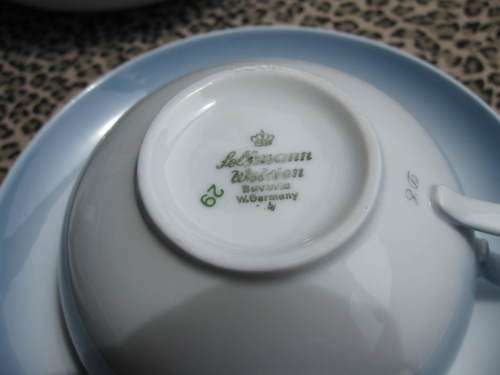 Bavaria Seltmann Weiden Tea Pot and two tea duos