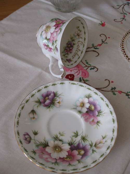 Royal Albert Flower of the Month October Tea duo