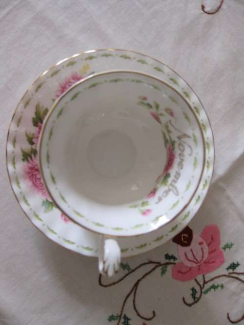 Royal Albert Flower of the Month November Tea duo