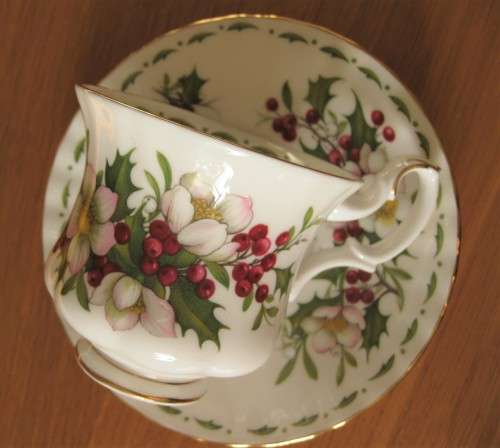 Royal Albert Flower of the Month December Coffee Duo