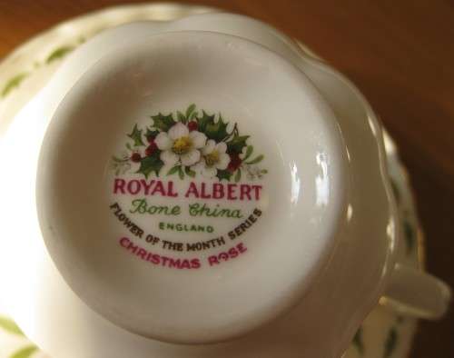 Royal Albert Flower of the Month December Coffee Duo
