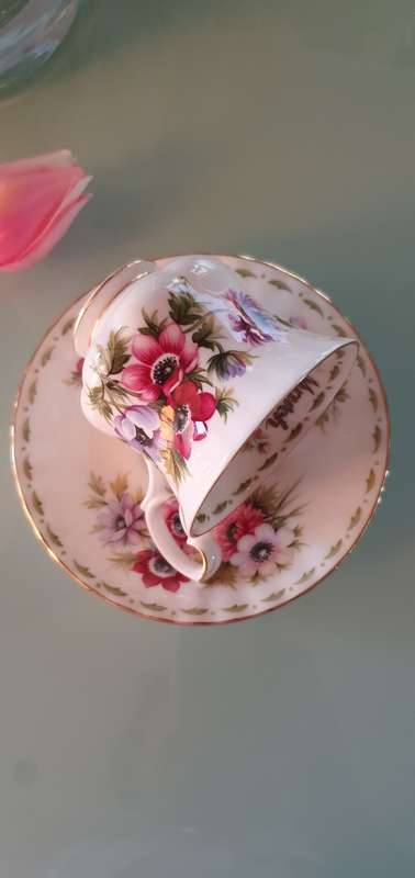 Royal Albert Flower of the Month March Coffee Duo