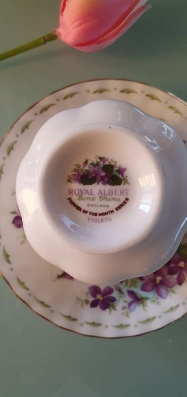 Royal Albert Flower of the Month February Coffee Duo
