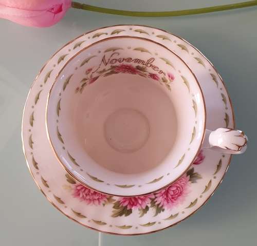Royal Albert Flower of the Month November Coffee Duo