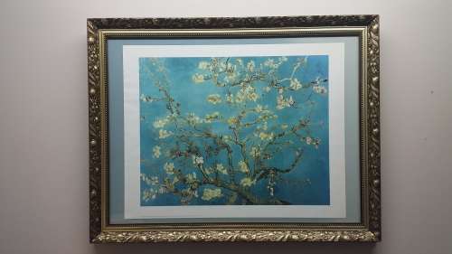 VINCENT VAN GOGH FRAMED ART PRINT UP ON AUCTION GALLARY STATUS !