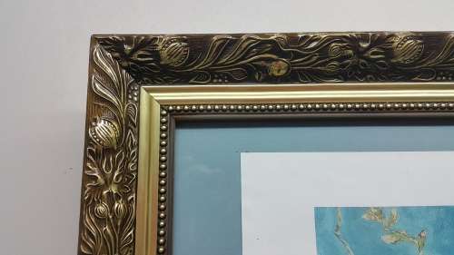 VINCENT VAN GOGH FRAMED ART PRINT UP ON AUCTION GALLARY STATUS !
