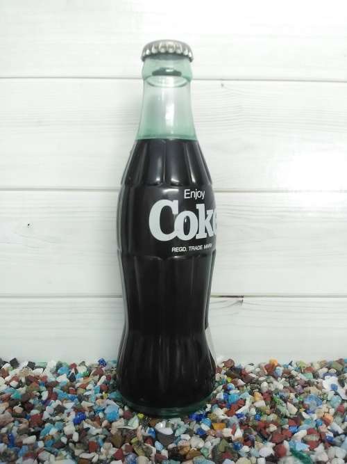 BLACK COCA COLA RAIDIO BOTTLE
