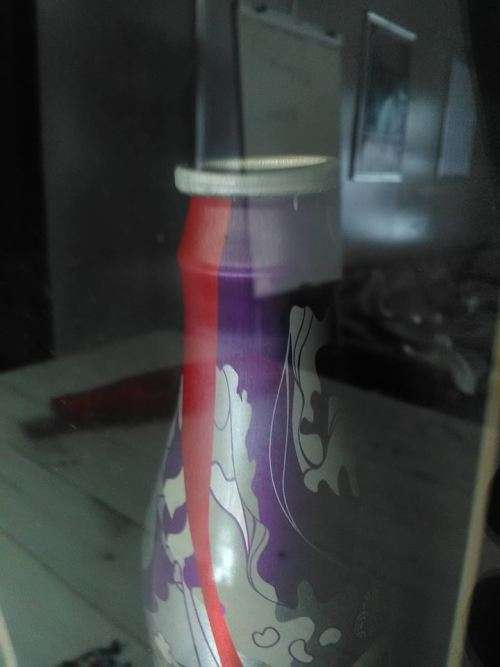 LIMITED EDITION ALIMINIUM COKE FRAMED BOTTLE !!