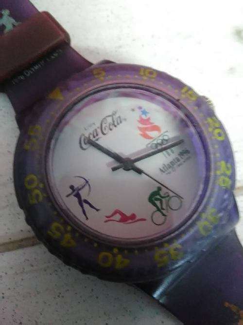 COCA COLA LIMETED EDITION OLIMPIC PURPLE WATCH