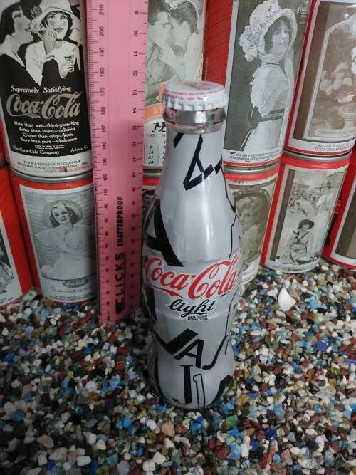 COCA COLA - SILVER LIMITED EDITION BOTTEL - COLLECTORS ITEM!!