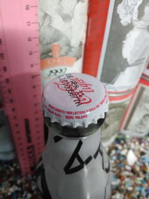 COCA COLA - SILVER LIMITED EDITION BOTTEL - COLLECTORS ITEM!!