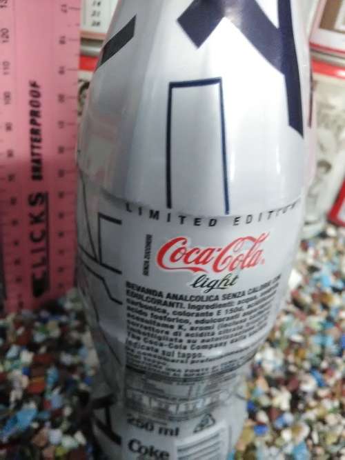 COCA COLA - SILVER LIMITED EDITION BOTTEL - COLLECTORS ITEM!!