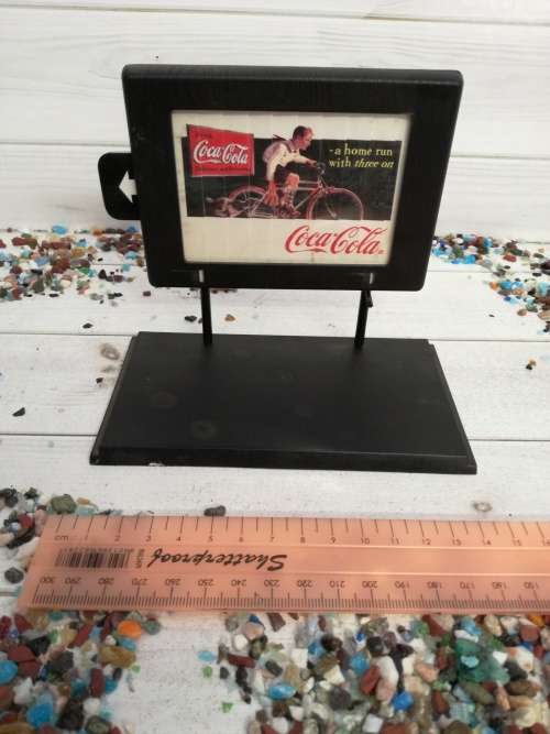 VINTAGE COCA-COLA MINI ADVERTISING BORD (SLIDE)