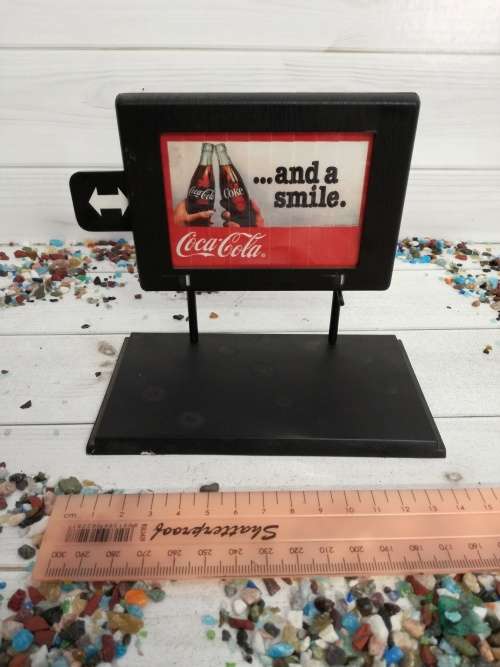 VINTAGE COCA-COLA MINI ADVERTISING BORD (SLIDE)