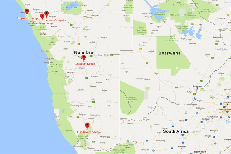 Namibia: 10-Nights for 2 at 5 Safari Lodges