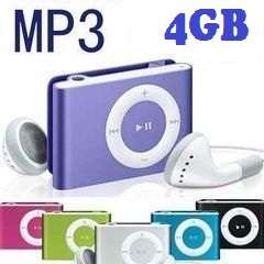 **NEW RELEASE** slim 4GB  MP3 Player with eaphones, usb cable, Mini Clip.**in stock ready to ship**