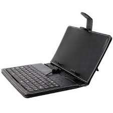 Micro USB Keyboard/Case for 10 inch Tablet pc. Available in Black