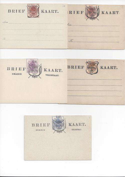 ORANGE FREE STATE POSTAL STATIONERY