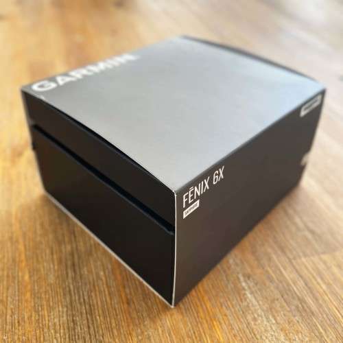 Garmin fenix 6X Sapphire Edition - Black DLC with Chestnut Leather Band
