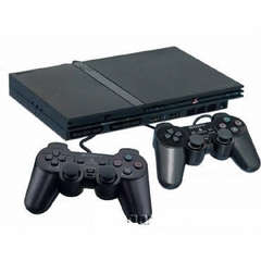 Ps2 Slim with 2controllers, 8 Mb memory card, 2 games