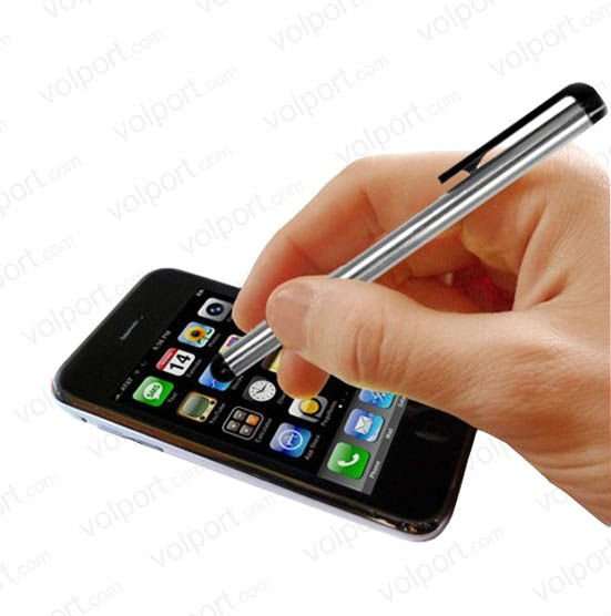 Capacitive Stylus Pens with clip For Samsung Galaxy and iPad