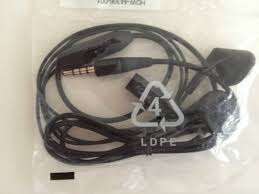 New Original BlackBerry Earphones 3.5mm Stereo Headset HDW-44306-001 Black