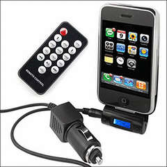 3 in 1 FM Transmitter for Apple iPhone 3Gs, 4, 4S and iPod