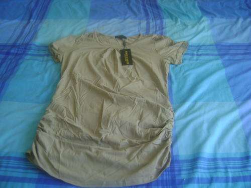 Funky Ladies Beige Long Tshirt/Top
