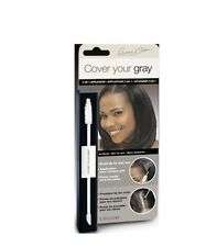 1 COVER YOUR GRAY TOUCH UP HAIR COLOR STICK BY IRENE GARI ==BLACK