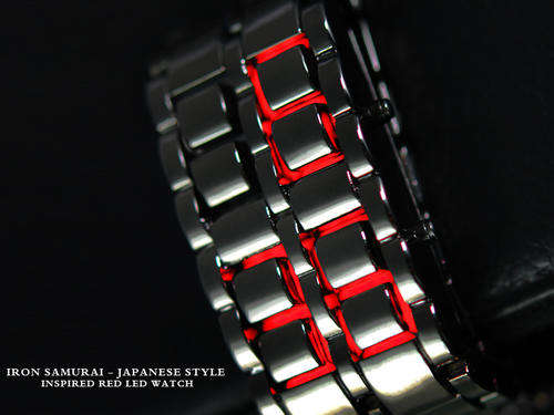 Iron Samurai LED Watch - Red