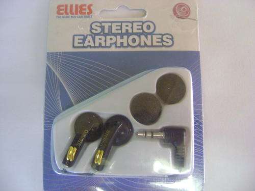 Ellies Ear-canal EarPhones For Natural, Balanced Stereo Sound and Noise Isolation