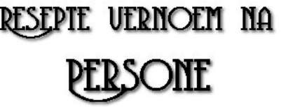 Vernoemde Resepte