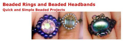 Beaded Rings and Beaded Headbands EBOOK