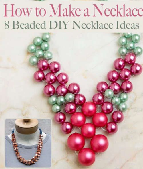 How to make a necklace 8 beaded Diy necklace ideas EBOOK