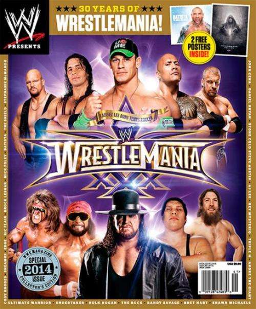 30 Years of WRESTLEMANIA 2014  E-BOOK