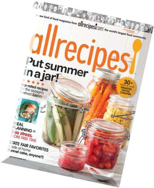 Allrecipes-August-September-2014.  E-BOOK