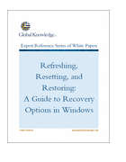 Refreshing Resetting and Restoring A Guide to Recovery Options in Windows 8 EBOOK
