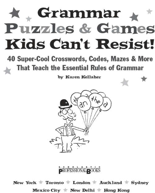 Grammar Puzzles & Games Kids Cant Resist EBOOK