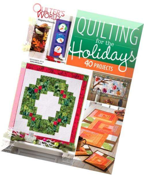 A Quilters-World-November-2014-Fall-Special MAGAZINE.  E-BOOK