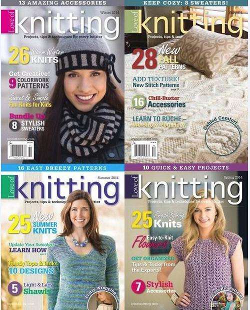 Love of Knitting 2014 Full Year Collection EBOOK