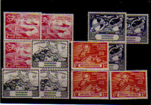 N RHODESIA.1949.UPU.*MINT 3 SES.AS PER SCAN CAT R168
